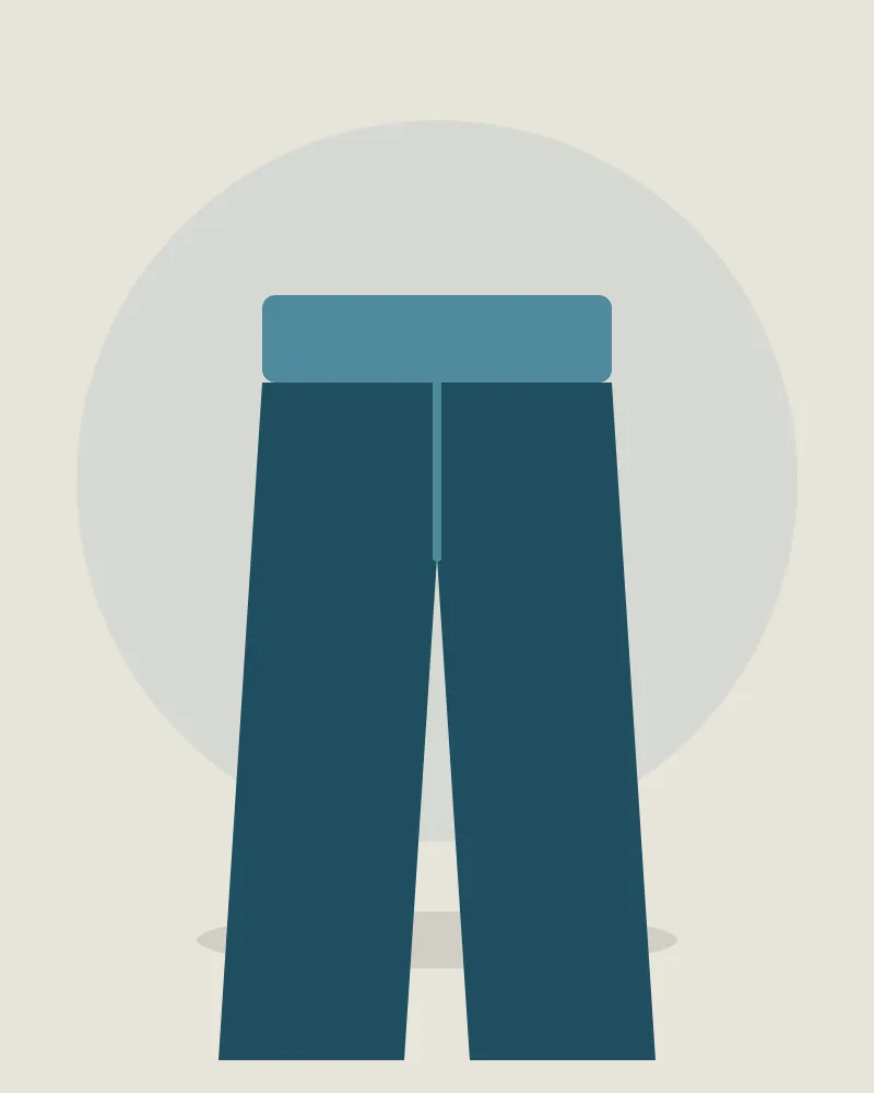 Berber Student Trouser – Petrol Blue