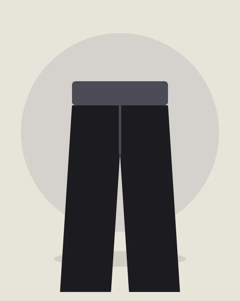 Berber Student Trouser – Classic Black