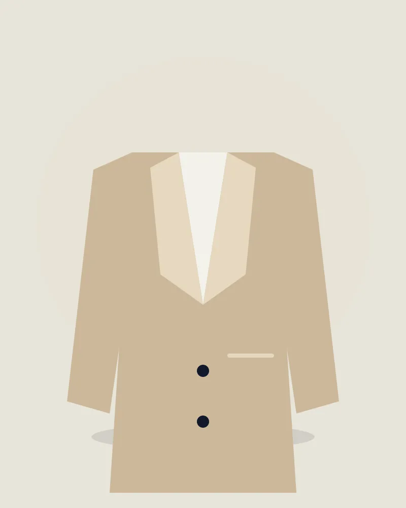 Berber Student Blazer – Sand Beige